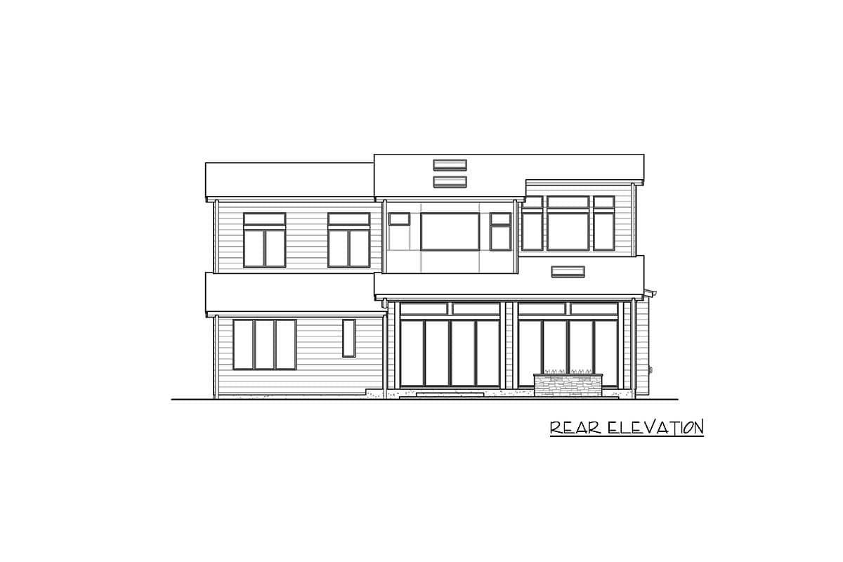Plan 23905JD: Modern Northwest House Plan with Den and Guest Bedroom - Image #30 - Contemporary, Mid Century Modern, Modern, Northwest, Prairie