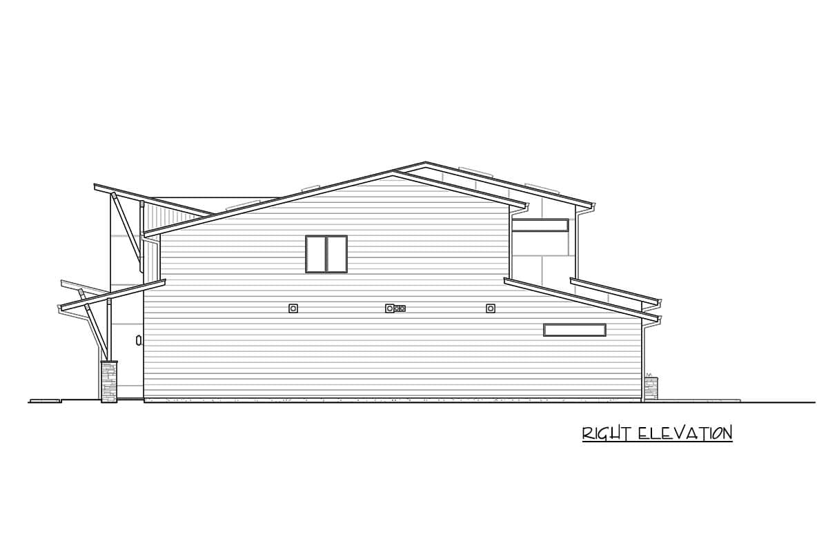 Plan 23905JD: Modern Northwest House Plan with Den and Guest Bedroom - Image #31 - Contemporary, Mid Century Modern, Modern, Northwest, Prairie