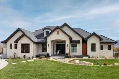 Spacious Mountain Home Plan with Exercise Room off Primary Bedroom