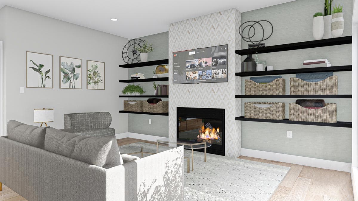 Plan 623036DJ: 3-Bed Traditional House Plan with All Bedrooms Upstairs - Image #4 - Country, Craftsman, Traditional