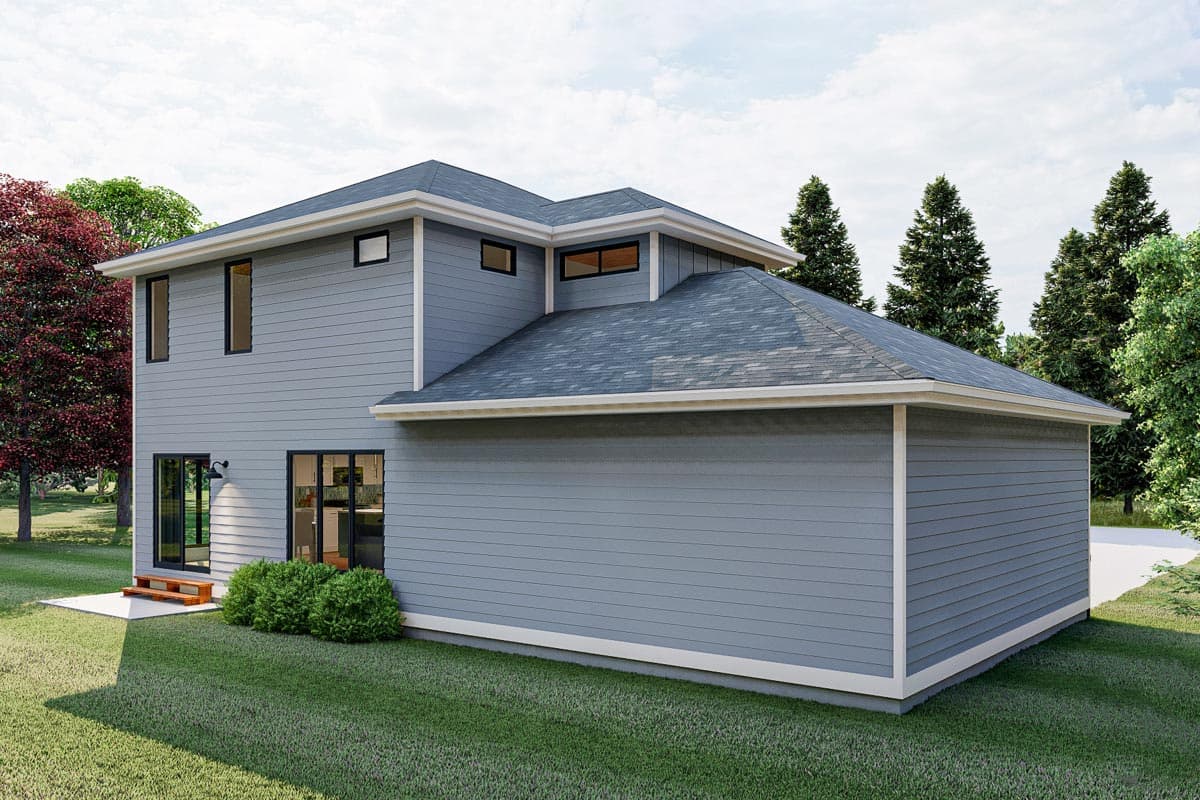 Plan 623036DJ: 3-Bed Traditional House Plan with All Bedrooms Upstairs - Image #5 - Country, Craftsman, Traditional