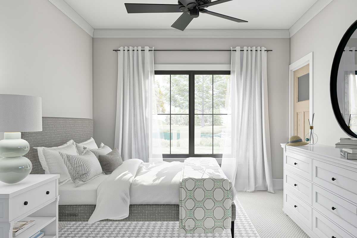 Plan 623037DJ: 4-Bed Modern Farmhouse Plan with a Split Bedroom Layout and a Vaulted Great Room - Image #18 - Country, Farmhouse, Modern Farmhouse, New American, Southern