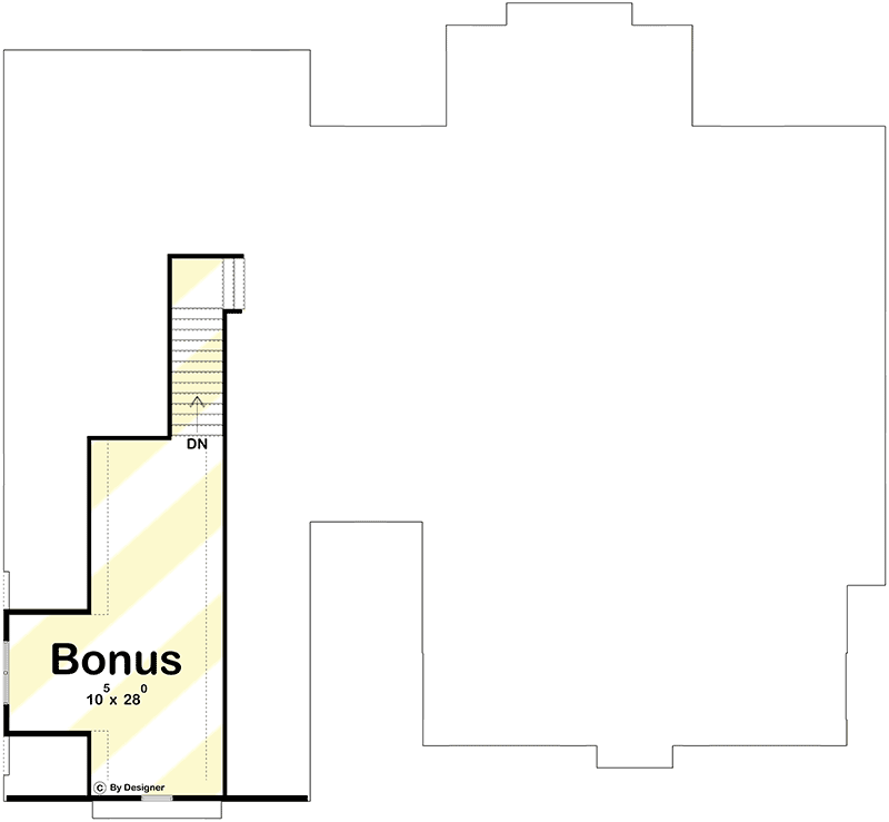 Plan 623037DJ: 4-Bed Modern Farmhouse Plan with a Split Bedroom Layout and a Vaulted Great Room - Floor Plan - 2nd Floor - Country, Farmhouse, Modern Farmhouse, New American, Southern
