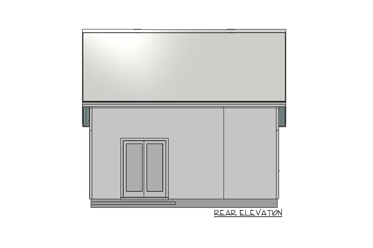 Plan 430811SNG: Tiny Country Cottage with Loft - Image #11 - Cabin, Cottage, Country, Rustic