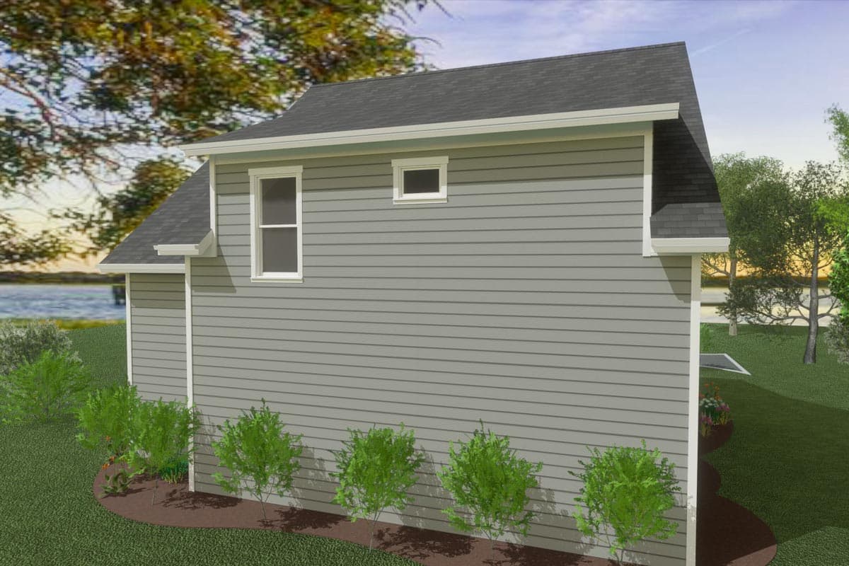 Plan 765033TWN: Craftsman Carriage House Plan with Extra-Deep Garage - 1085 Sq Ft - Image #7 - Carriage, Colonial, Country, Southern, Traditional