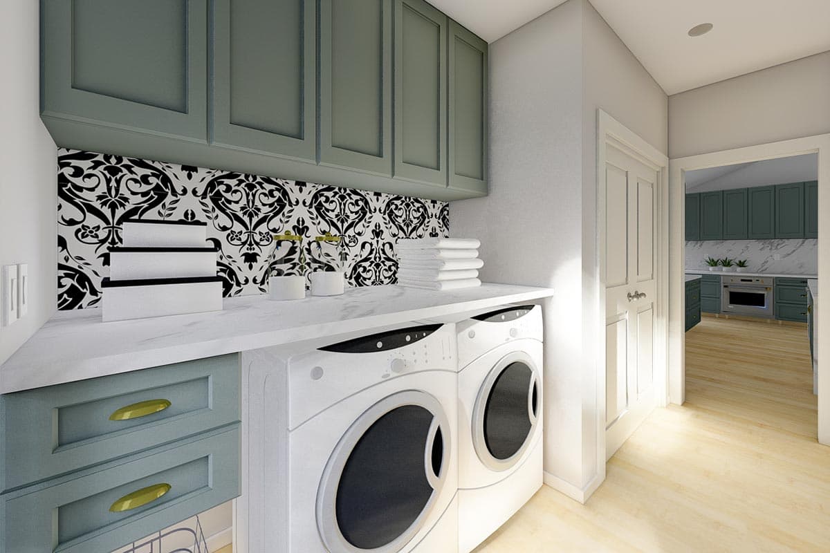 Plan 67815MG: One-Level Craftsman House Plan with Flex Room - 1232 Sq Ft - Image #11 - Cottage, Country, Craftsman, Ranch, Traditional