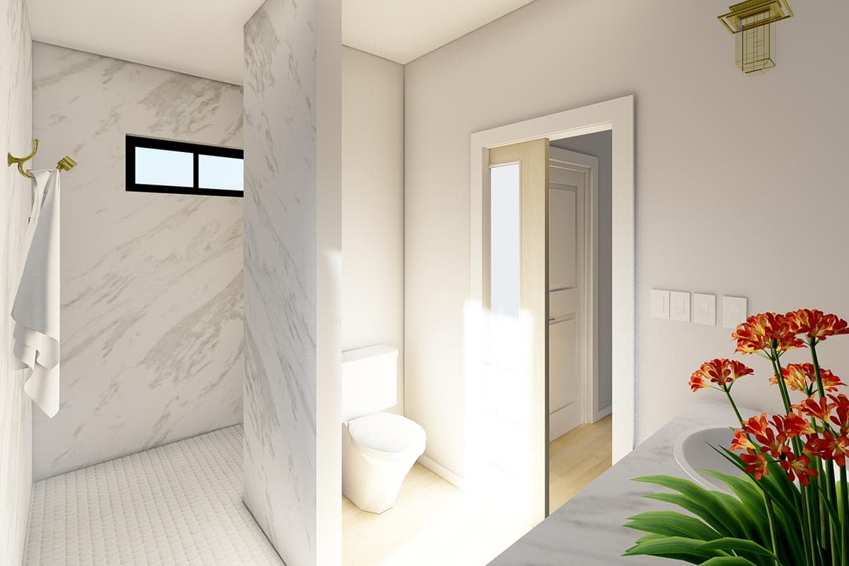 Plan 67815MG: One-Level Craftsman House Plan with Flex Room - 1232 Sq Ft - Image #22 - Cottage, Country, Craftsman, Ranch, Traditional