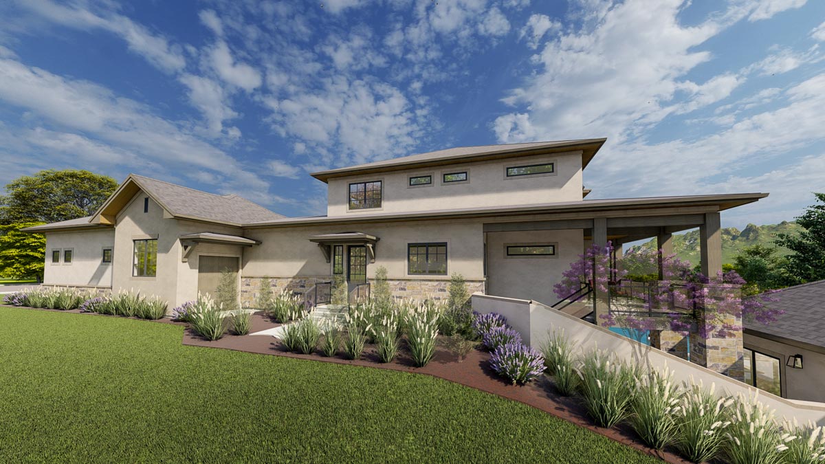 Plan 64480SC: Spacious 2-Story Home Plan with Option to Finish Lower Level - 5140 Sq Ft - Image #6 - Craftsman, Hill Country, Mountain, Prairie