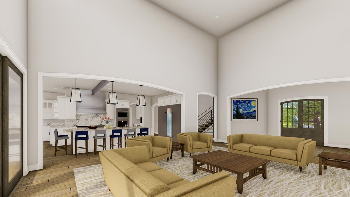 Plan 64480SC: Spacious 2-Story Home Plan with Option to Finish Lower Level - 5140 Sq Ft - Image #12 - Craftsman, Hill Country, Mountain, Prairie