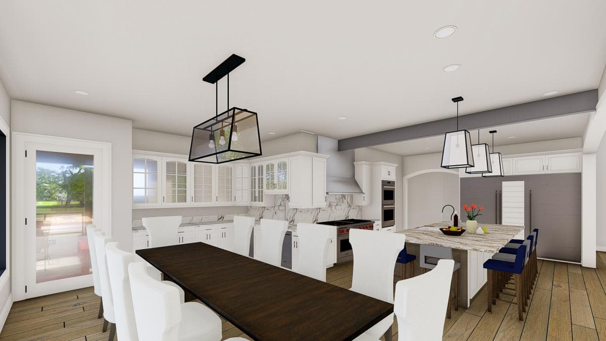 Plan 64480SC: Spacious 2-Story Home Plan with Option to Finish Lower Level - 5140 Sq Ft - Image #14 - Craftsman, Hill Country, Mountain, Prairie