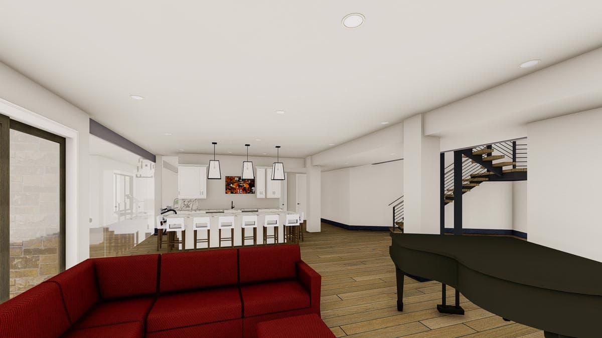 Plan 64480SC: Spacious 2-Story Home Plan with Option to Finish Lower Level - 5140 Sq Ft - Image #18 - Craftsman, Hill Country, Mountain, Prairie