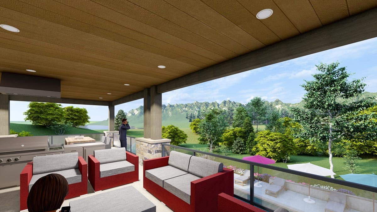 Plan 64480SC: Spacious 2-Story Home Plan with Option to Finish Lower Level - 5140 Sq Ft - Image #19 - Craftsman, Hill Country, Mountain, Prairie