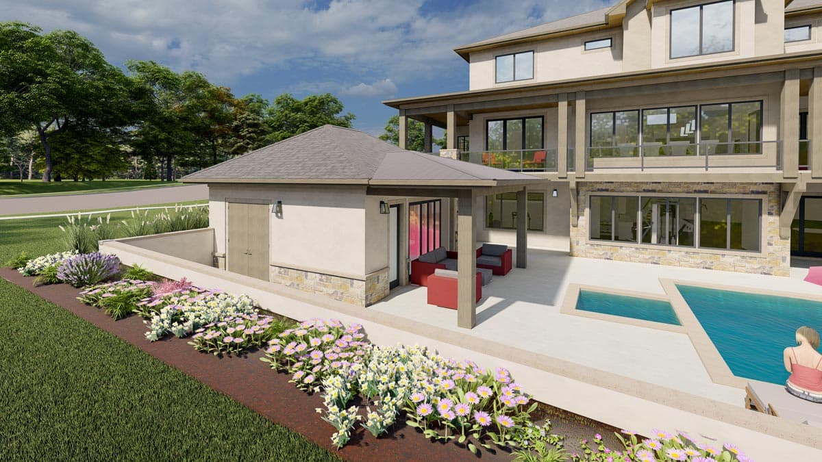 Plan 64480SC: Spacious 2-Story Home Plan with Option to Finish Lower Level - 5140 Sq Ft - Image #23 - Craftsman, Hill Country, Mountain, Prairie