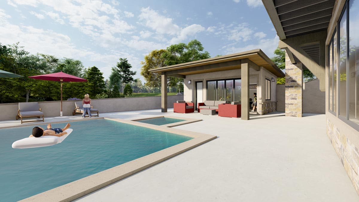 Plan 64480SC: Spacious 2-Story Home Plan with Option to Finish Lower Level - 5140 Sq Ft - Image #25 - Craftsman, Hill Country, Mountain, Prairie