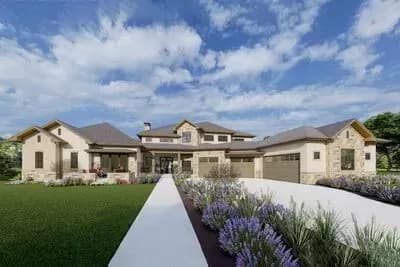 Spacious 2-Story Home Plan with Option to Finish Lower Level - 5140 Sq Ft