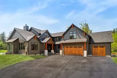 Mountain Craftsman Home Plan with Home Office and Bonus Room