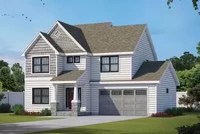 New American Craftsman with Main-level Suite