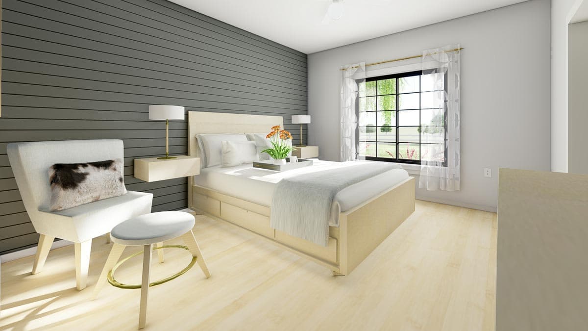 Plan 67816MG: Craftsman House Plan with Flex Room and 2-Car Garage - 1232 Sq Ft - Image #16 - Craftsman, Ranch