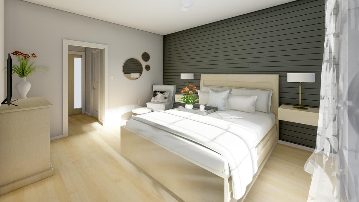 Plan 67816MG: Craftsman House Plan with Flex Room and 2-Car Garage - 1232 Sq Ft - Image #17 - Craftsman, Ranch