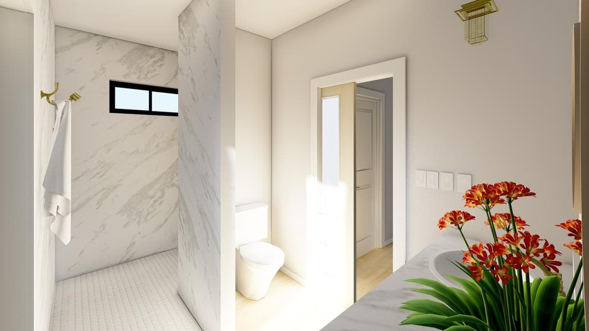 Plan 67816MG: Craftsman House Plan with Flex Room and 2-Car Garage - 1232 Sq Ft - Image #20 - Craftsman, Ranch