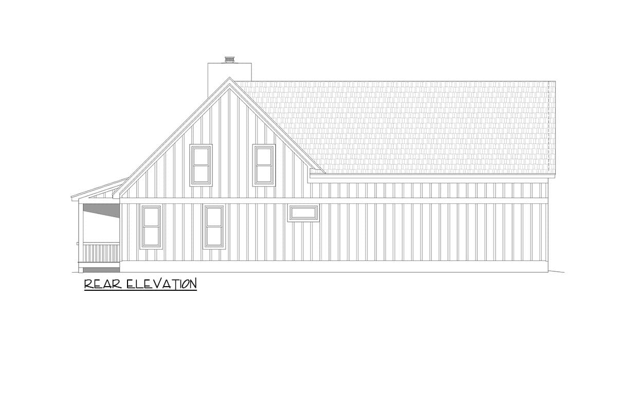 Plan 68806VR: Mountain Craftsman with Wraparound Deck and Option to Finish Basement - Image #4 - Country, Craftsman, Mountain