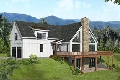Mountain Craftsman with Wraparound Deck and Option to Finish Basement