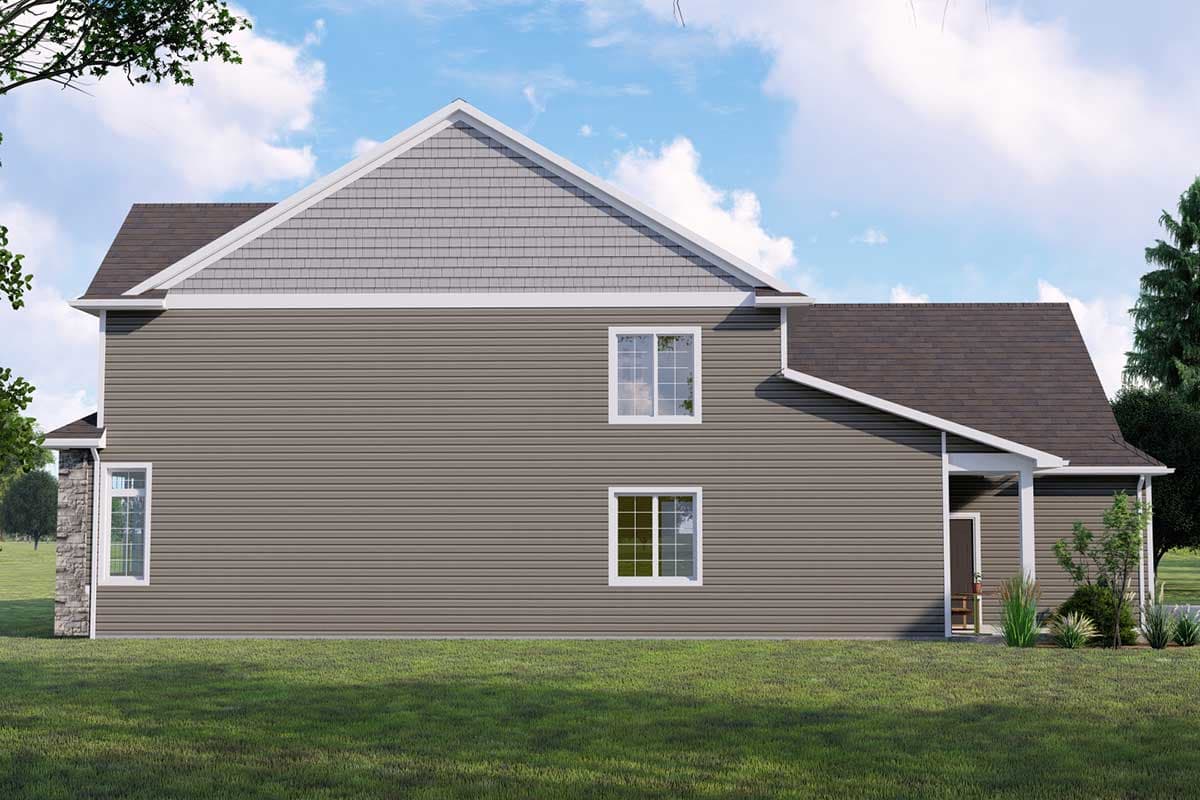 Plan 135070GRA: Traditional Northwest Home Plan with Main-level Master Bedroom - Image #4 - Northwest, Traditional