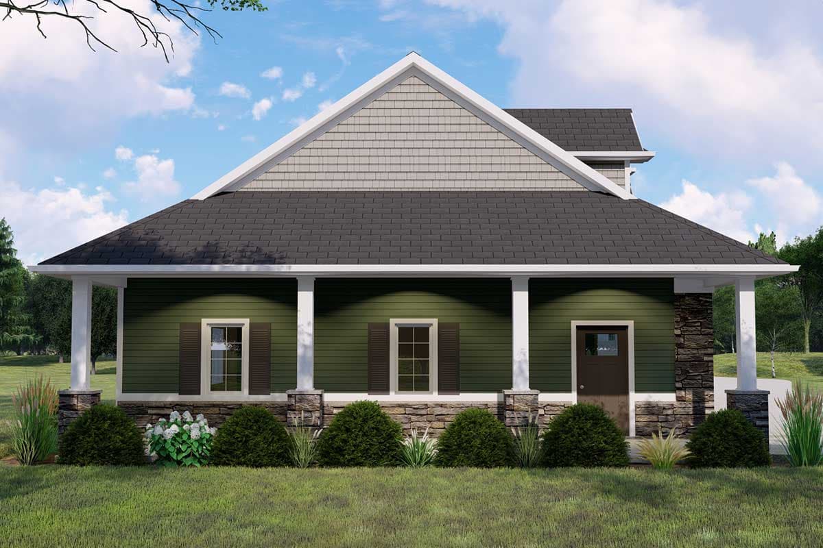 Plan 135073GRA: Traditional Detached Garage with RV Bay - 2201 Sq Ft - Image #4 - Country, Hill Country, Southern, Traditional