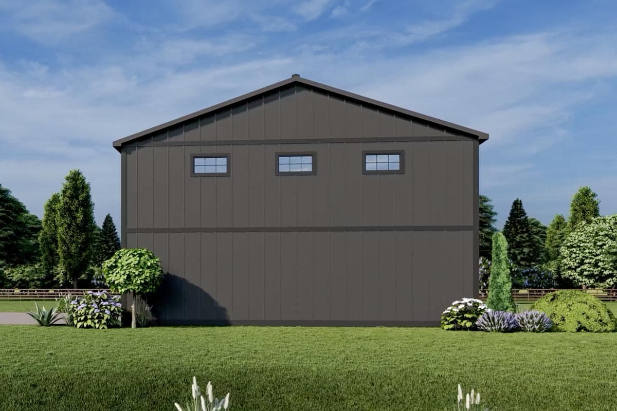 Plan 135075GRA: Deluxe Barndominium with 2-Story Living Room - 2311 Sq Ft - Image #9 - Barndominium, Country, Modern Farmhouse, Rustic, Vacation