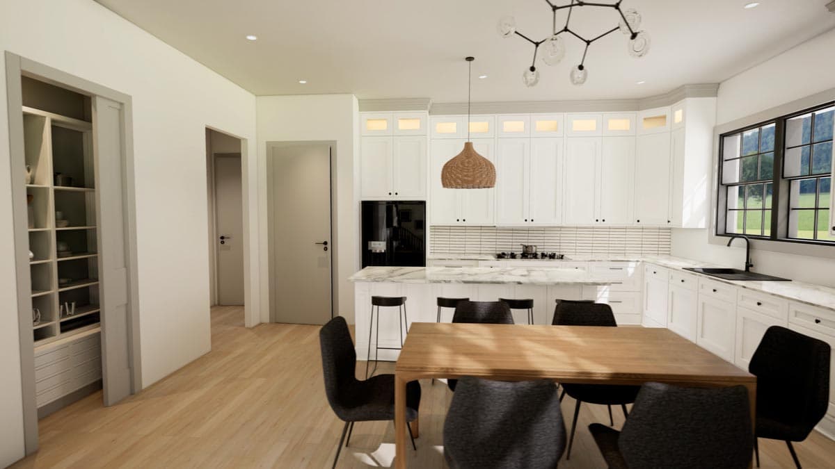 Plan 135075GRA: Deluxe Barndominium with 2-Story Living Room - 2311 Sq Ft - Image #14 - Barndominium, Country, Modern Farmhouse, Rustic, Vacation