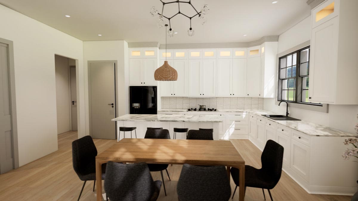 Plan 135075GRA: Deluxe Barndominium with 2-Story Living Room - 2311 Sq Ft - Image #15 - Barndominium, Country, Modern Farmhouse, Rustic, Vacation