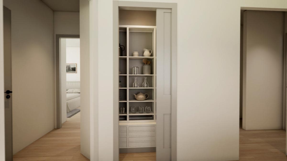 Plan 135075GRA: Deluxe Barndominium with 2-Story Living Room - 2311 Sq Ft - Image #17 - Barndominium, Country, Modern Farmhouse, Rustic, Vacation