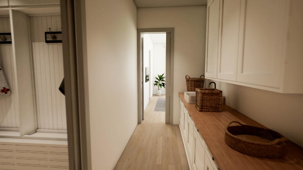 Plan 135075GRA: Deluxe Barndominium with 2-Story Living Room - 2311 Sq Ft - Image #19 - Barndominium, Country, Modern Farmhouse, Rustic, Vacation