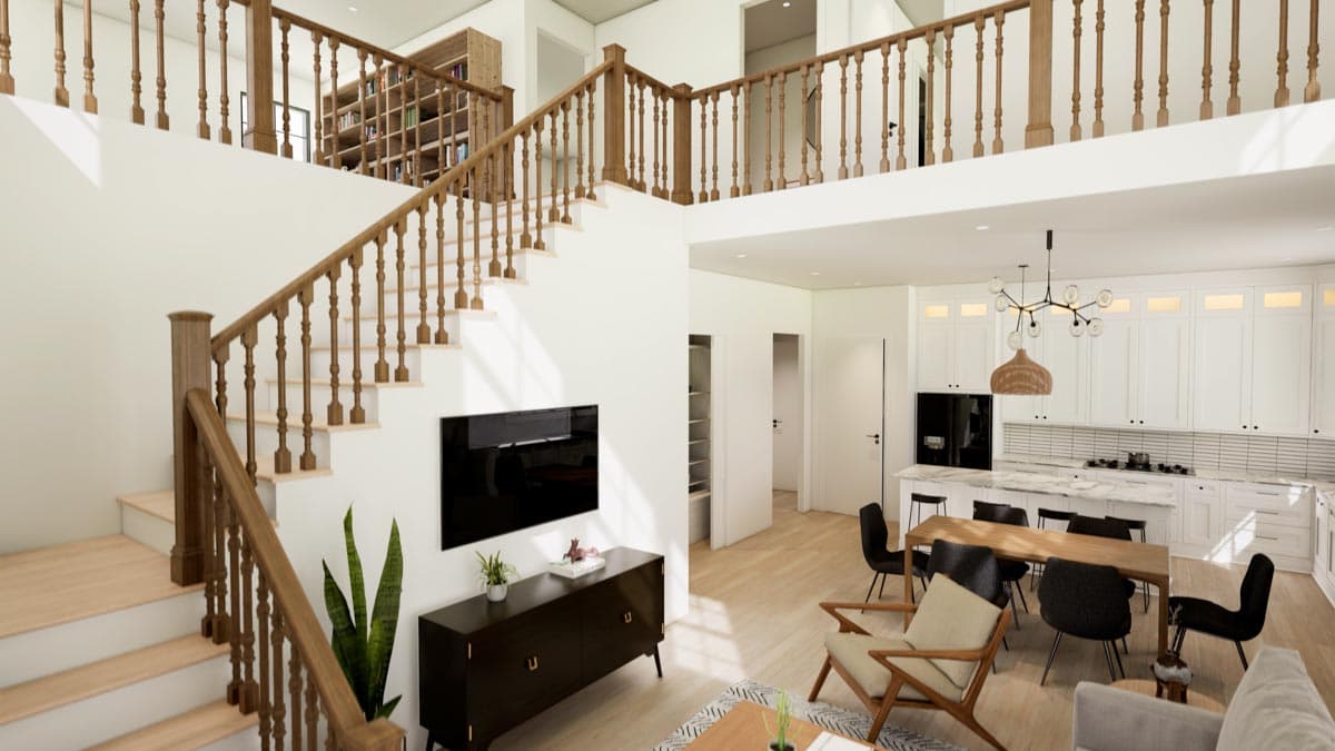 Plan 135075GRA: Deluxe Barndominium with 2-Story Living Room - 2311 Sq Ft - Image #24 - Barndominium, Country, Modern Farmhouse, Rustic, Vacation