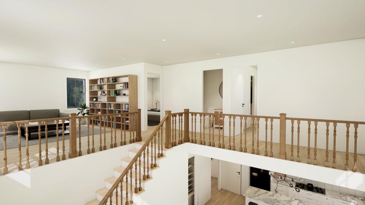 Plan 135075GRA: Deluxe Barndominium with 2-Story Living Room - 2311 Sq Ft - Image #25 - Barndominium, Country, Modern Farmhouse, Rustic, Vacation