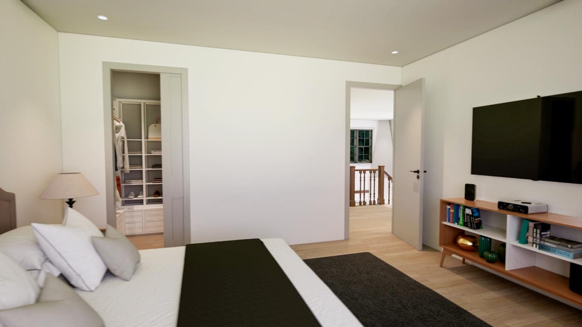 Plan 135075GRA: Deluxe Barndominium with 2-Story Living Room - 2311 Sq Ft - Image #30 - Barndominium, Country, Modern Farmhouse, Rustic, Vacation