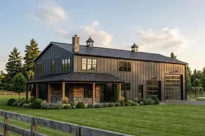 Deluxe Barndominium with 2-Story Living Room - 2311 Sq Ft