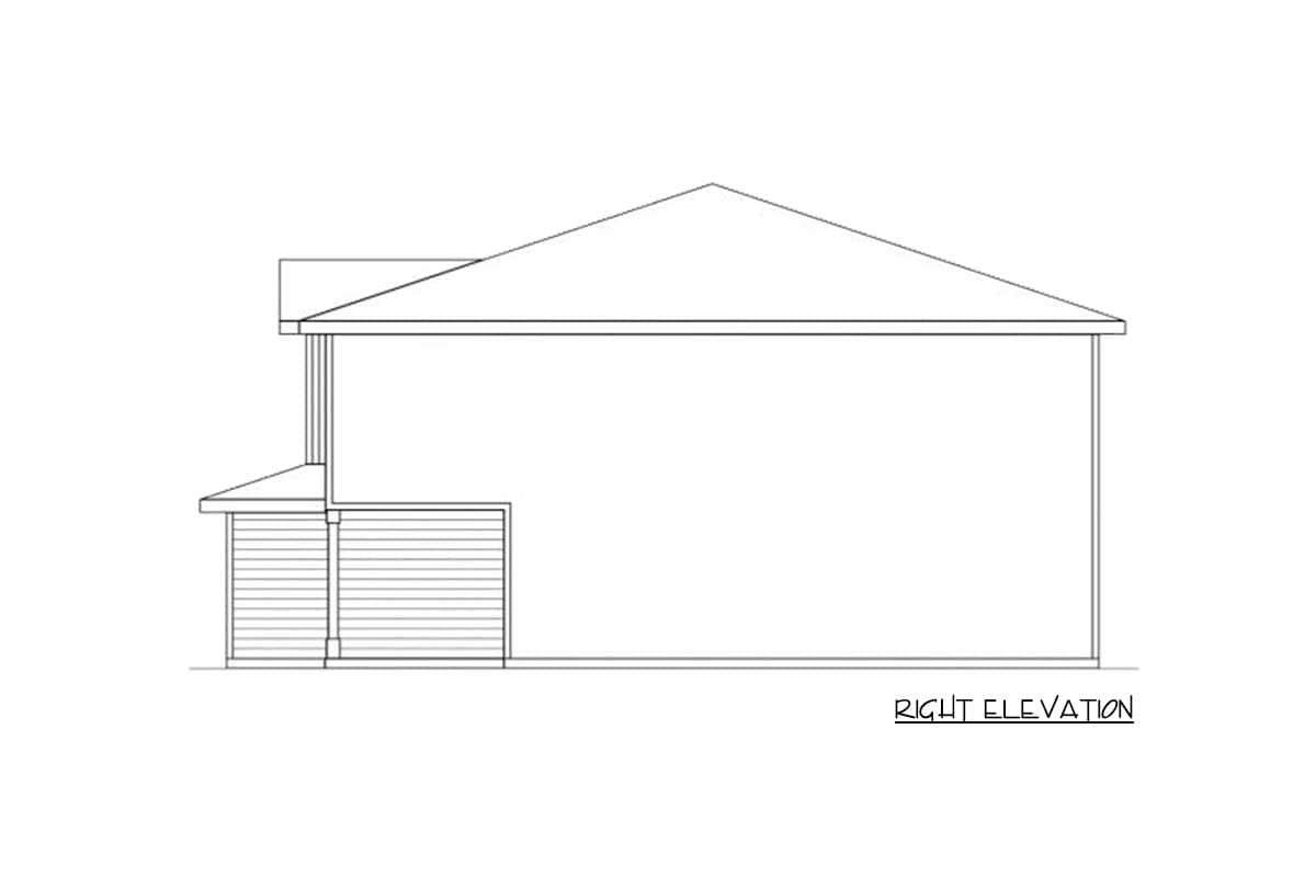 Plan 72288DA: 4 Bed Duplex House Plan with Matching 1284 Square Foot Units - Image #5 - Country, Traditional