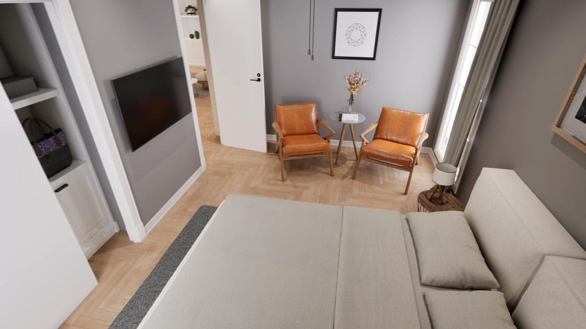 Plan 83827JW: Country House Plan with Full Wrap-around Porch and a Home Office - 1854 Sq Ft - Image #15 - Country, Farmhouse, Ranch, Traditional