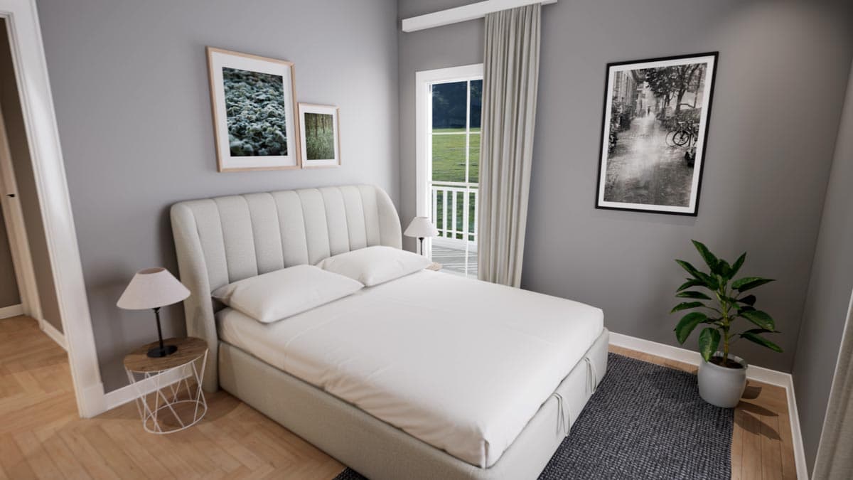 Plan 83827JW: Country House Plan with Full Wrap-around Porch and a Home Office - 1854 Sq Ft - Image #16 - Country, Farmhouse, Ranch, Traditional