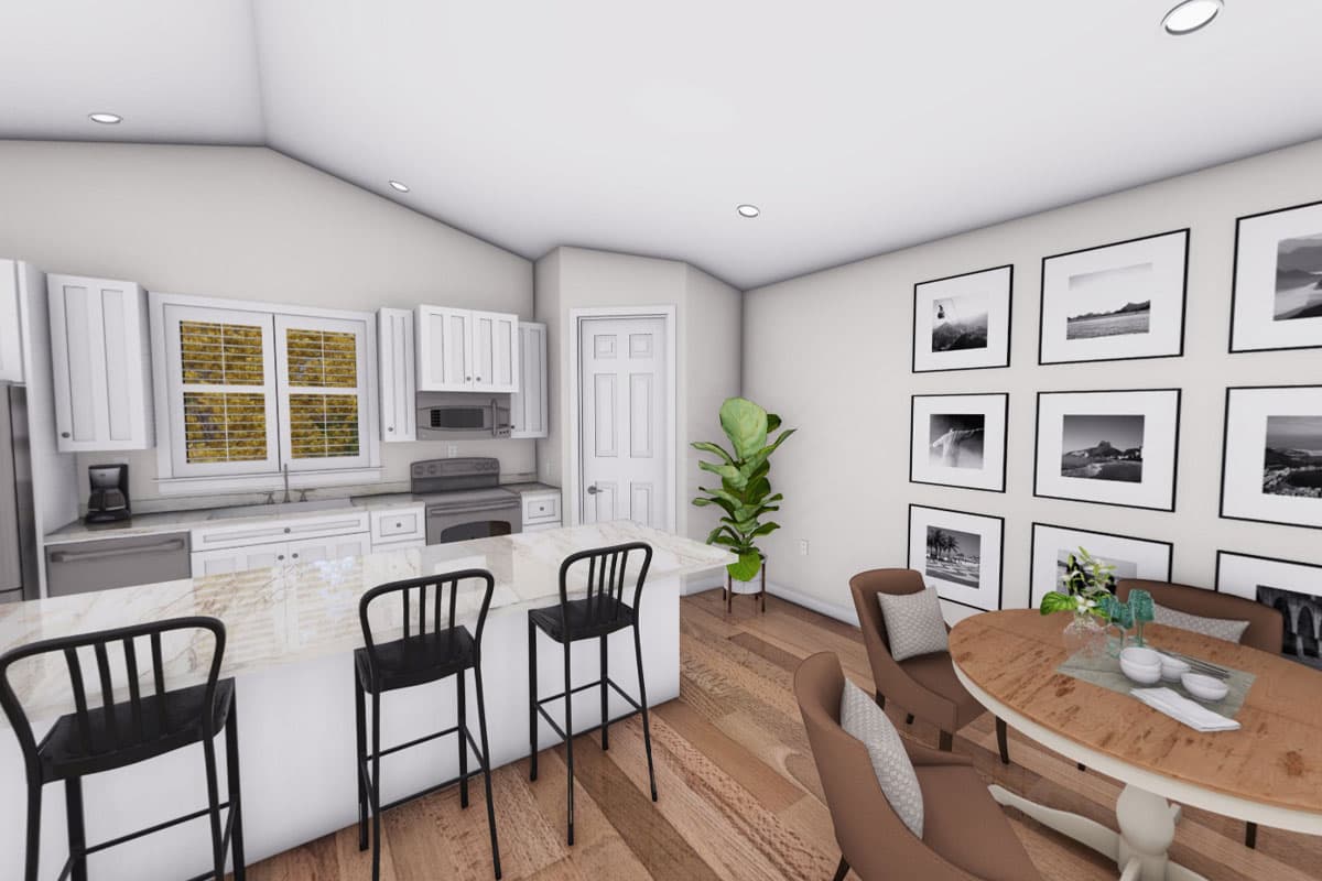 Plan 61249UT: 2-Bed Carriage Farmhouse with RV Garage - Virtual Tour Cover Image - Barndominium, Carriage, Country, Farmhouse, Modern Farmhouse, New American