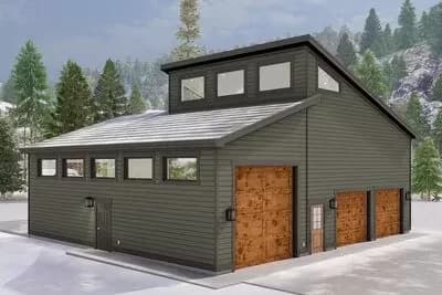 Contemporary Carriage House with Studio Apartment