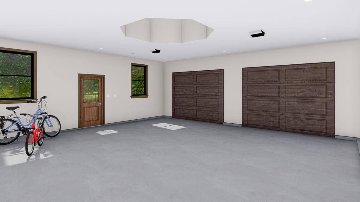 Plan 61253UT: 2-Car Garage with Turret Roof - Image #7