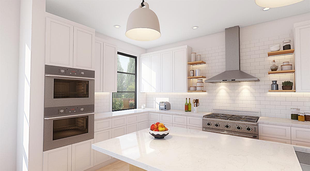 Plan 69778AM: Contemporary Northwest Home Plan with Open-concept Living Space - Image #6 - Contemporary, Mid Century Modern, Modern, Northwest