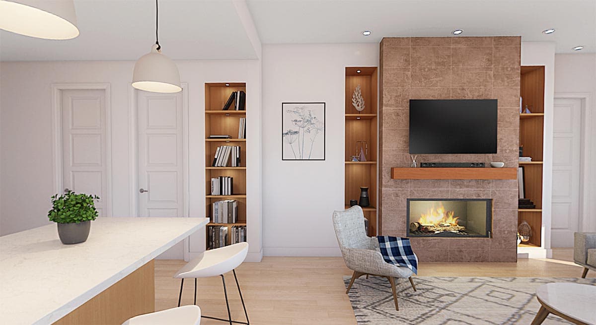 Plan 69778AM: Contemporary Northwest Home Plan with Open-concept Living Space - Image #7 - Contemporary, Mid Century Modern, Modern, Northwest