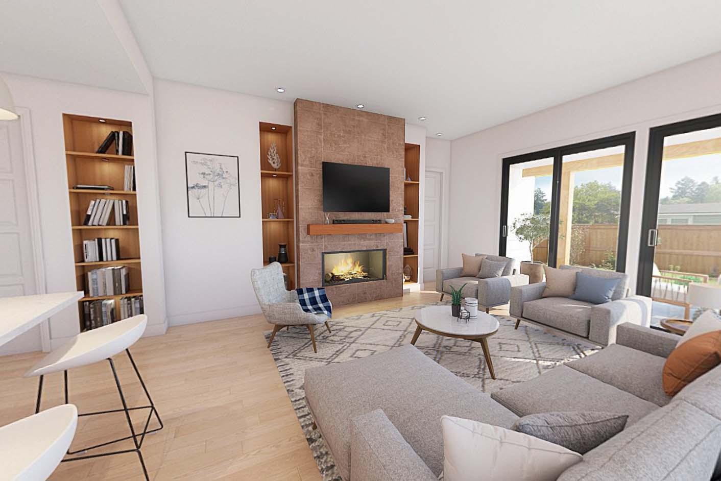 Plan 69778AM: Contemporary Northwest Home Plan with Open-concept Living Space - Virtual Tour Cover Image - Contemporary, Mid Century Modern, Modern, Northwest