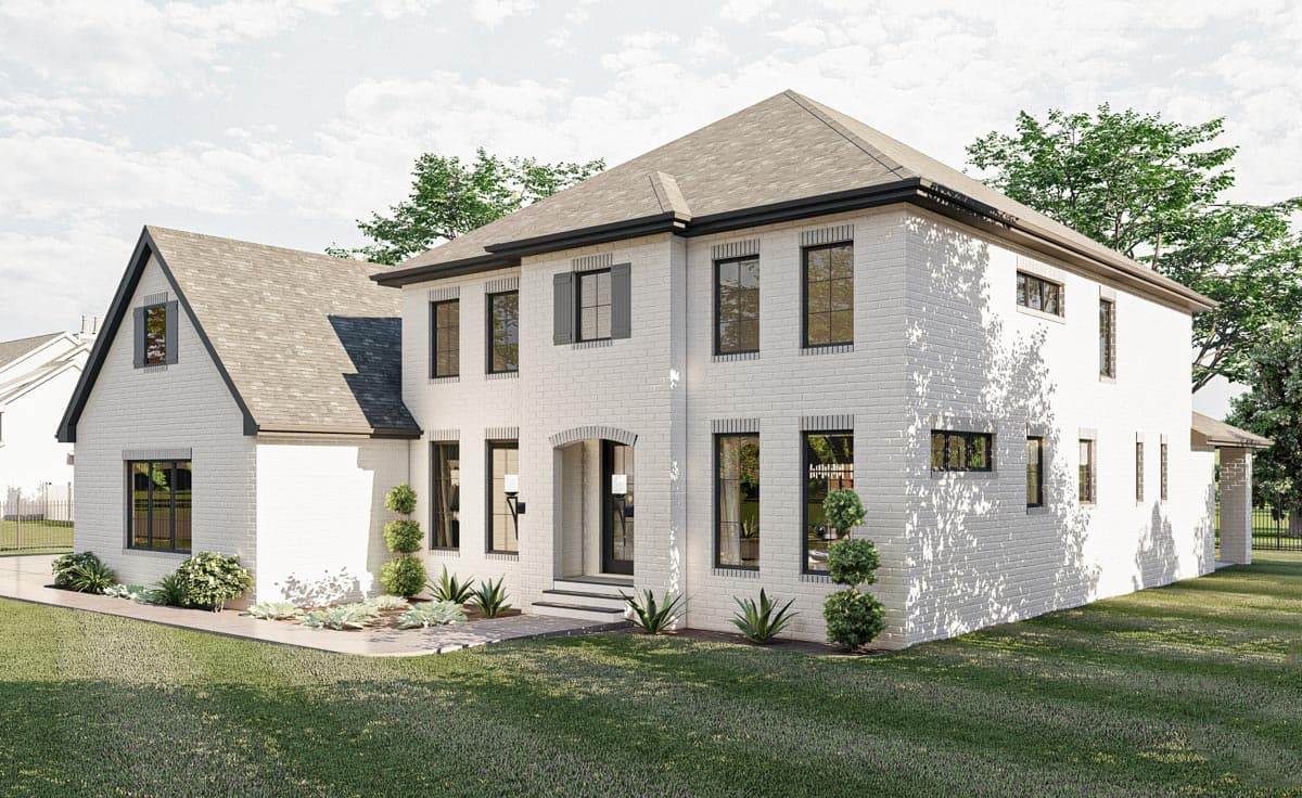 Plan 623039DJ: Traditional 5-Bed Home Plan with Colonial-style Symmetry - Image #5 - Colonial, Traditional, Transitional