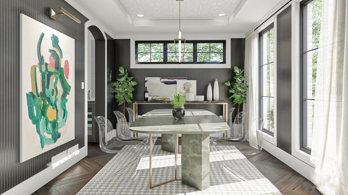 Plan 623039DJ: Traditional 5-Bed Home Plan with Colonial-style Symmetry - Image #9 - Colonial, Traditional, Transitional