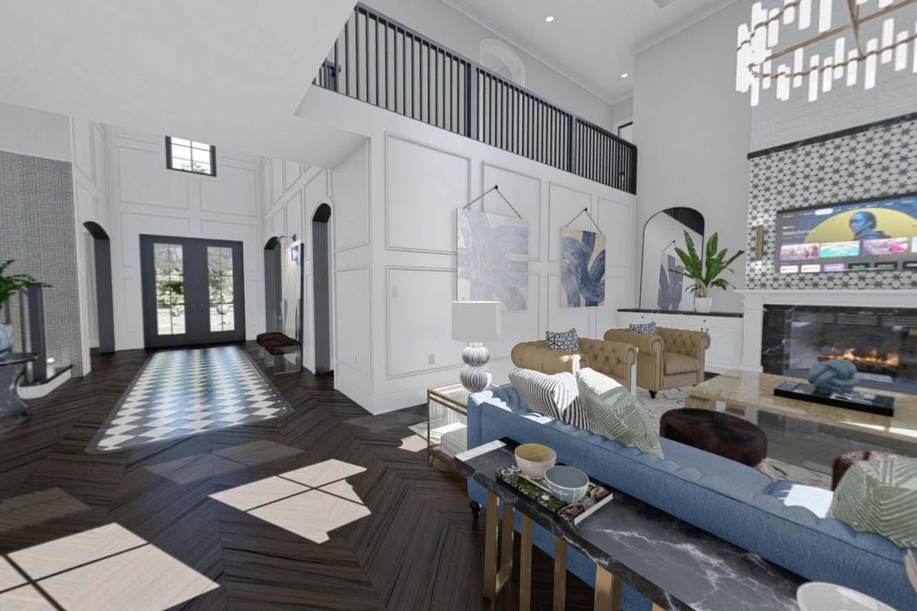 Plan 623039DJ: Traditional 5-Bed Home Plan with Colonial-style Symmetry - Virtual Tour Cover Image - Colonial, Traditional, Transitional