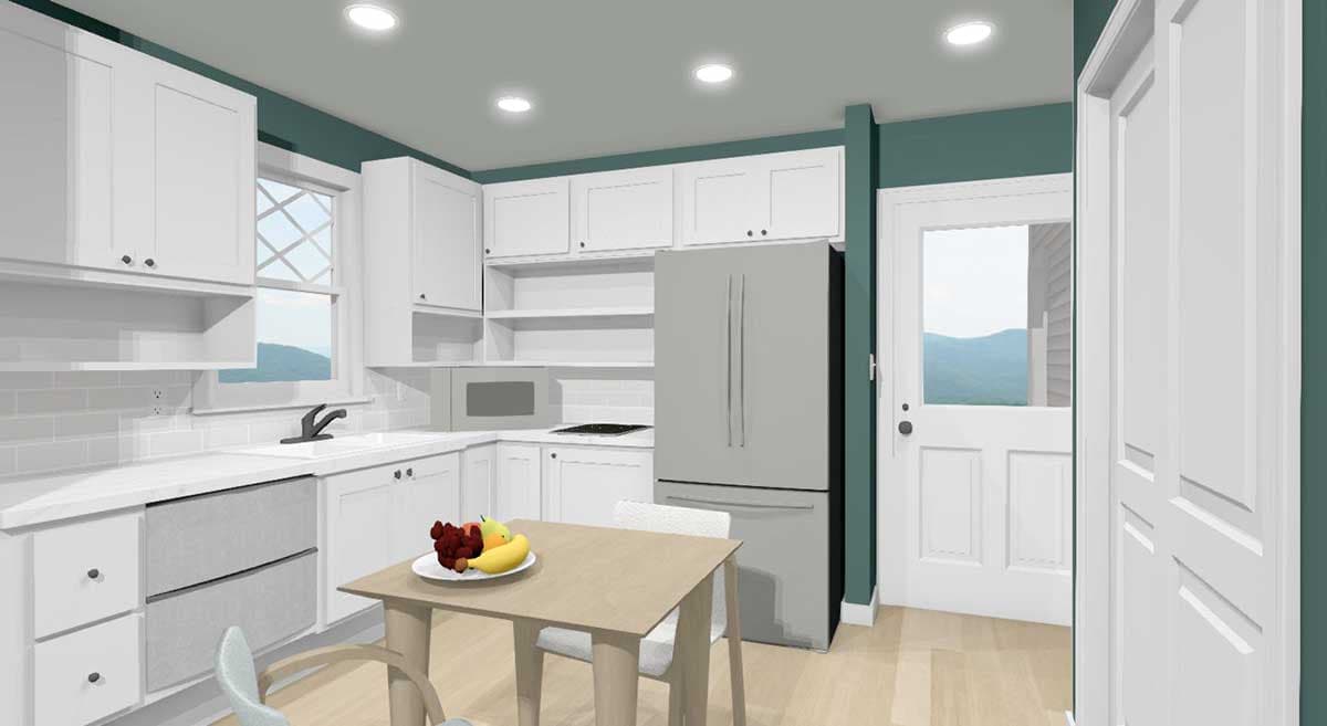 Plan 430812SNG: Wheelchair-accessible Country Cottage - Image #5 - Cottage, Country, Vacation